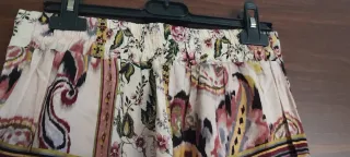 Pantaloni palazzo fantasia floreale