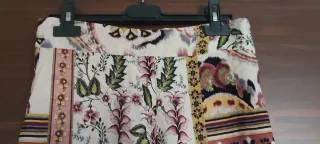 Pantaloni palazzo fantasia floreale