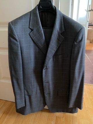 Traje Milano Gris Cuadros