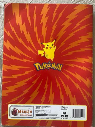 Álbum Pokémon Sticker 1999 Completo