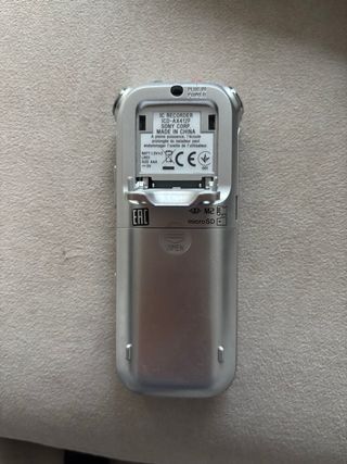 Grabadora de voz Sony IC Recorder Plata