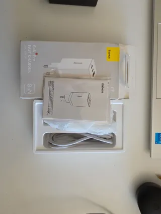 Cargador Baseus GaN Pro 65W 2C+U EU