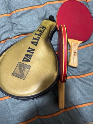Raquetas Ping-Pong Van Allen y funda