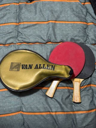 Raquetas Ping-Pong Van Allen y funda