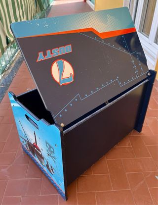 Porta giochi cassapanca Planes legno