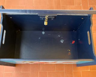 Porta giochi cassapanca Planes legno