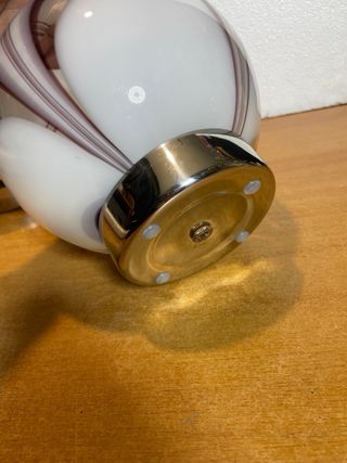 LAMPADA VINTAGE COPPIA VETRO MURANO DESIGN