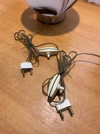 LAMPADA VINTAGE COPPIA VETRO MURANO DESIGN