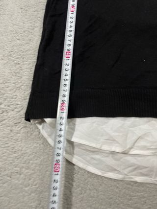 Jersey Calvin Klein Negro Blanco Talla XS