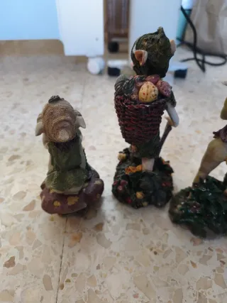 Lote 4 Figure Elfi Magici - Resina Angelo del