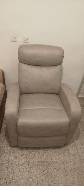 Sillón Relax Eléctrico Beige