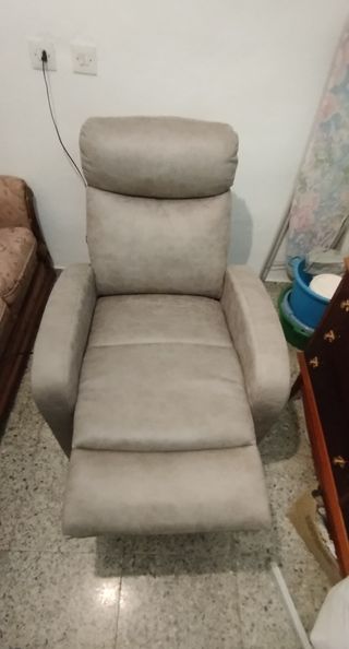 Sillón Relax Eléctrico Beige