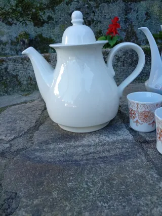 Juego de café de porcelana