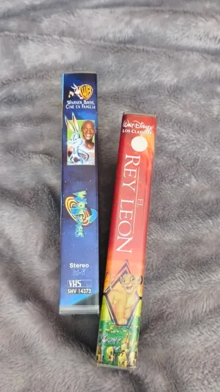Pack 2 VHS: Space Jam y El Rey León