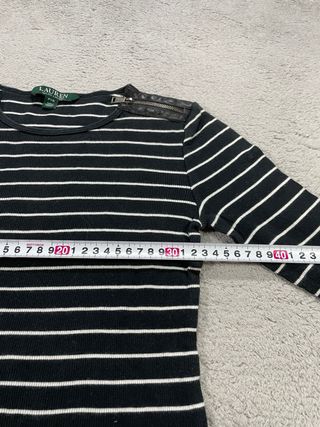 Jersey Ralph Lauren Negro Blanco Talla XS