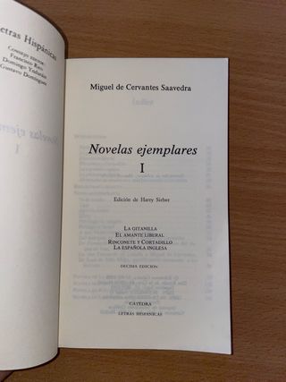 Novelas ejemplares I