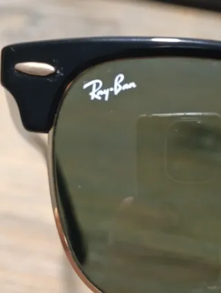 Gafas de Sol Ray-Ban Clubmaster Negro/Dorado