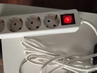 Regleta 3 enchufes con interruptor