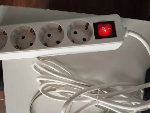 Regleta 3 enchufes con interruptor