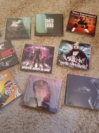 Lote de CDs rap