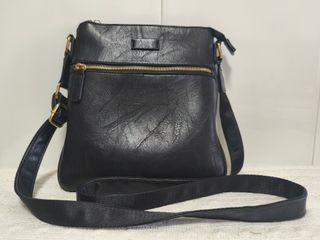 Bolso bandolera negro de hombre
