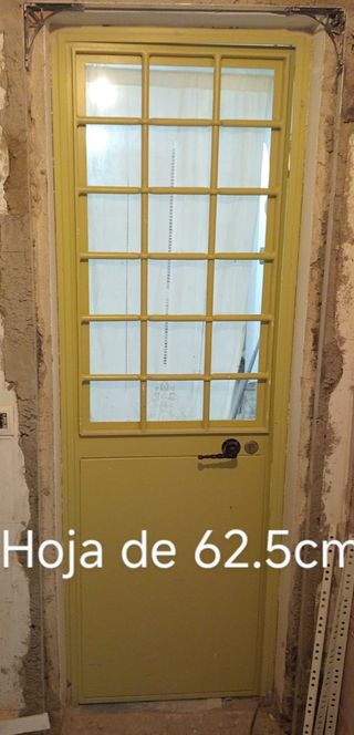 Puerta de hierro de seguridad