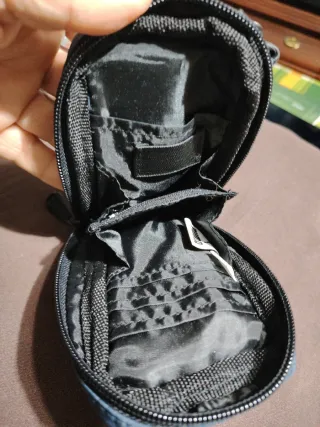 Bolsito Puma móvil/documentos azul/negro