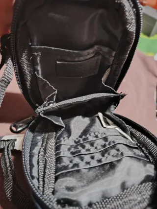 Bolsito Puma móvil/documentos azul/negro