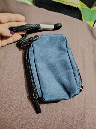 Bolsito Puma móvil/documentos azul/negro