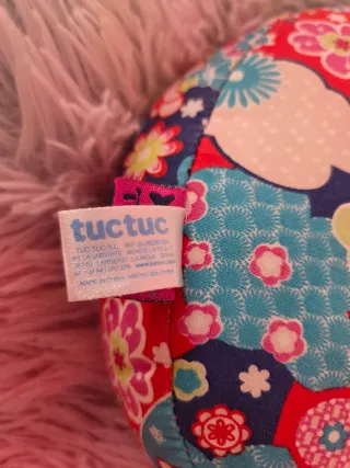 Cojín cervical viaje bebé estampado floral