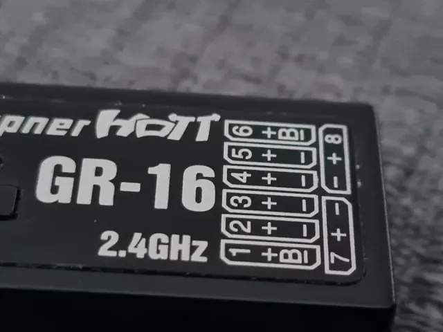 Receptor Graupner GR-16 HoTT 8 canales