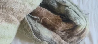 Lana mohair colorata in matasse