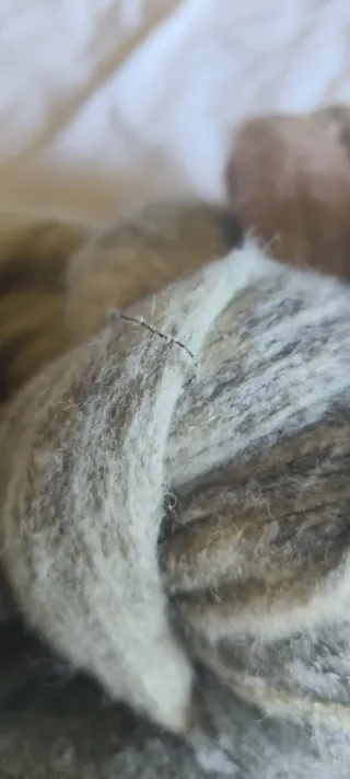 Lana mohair colorata in matasse