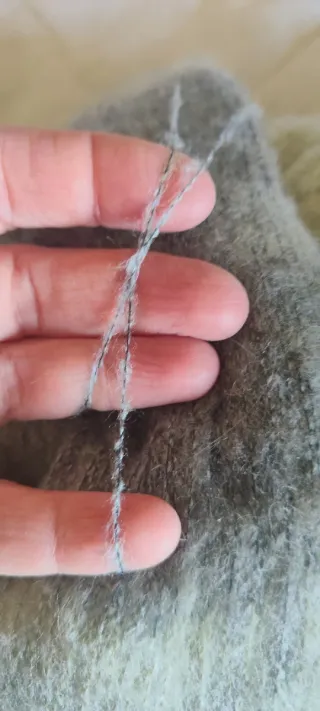 Lana mohair colorata in matasse