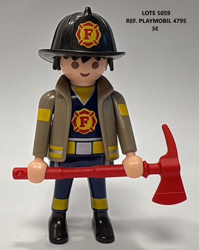 Lote 3961 4432 5059 5060 5919 Playmobil bomberos
