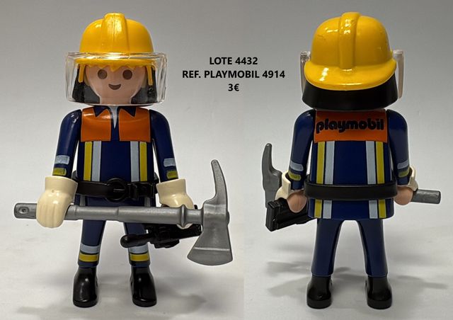 Lote 3961 4432 5059 5060 5919 Playmobil bomberos