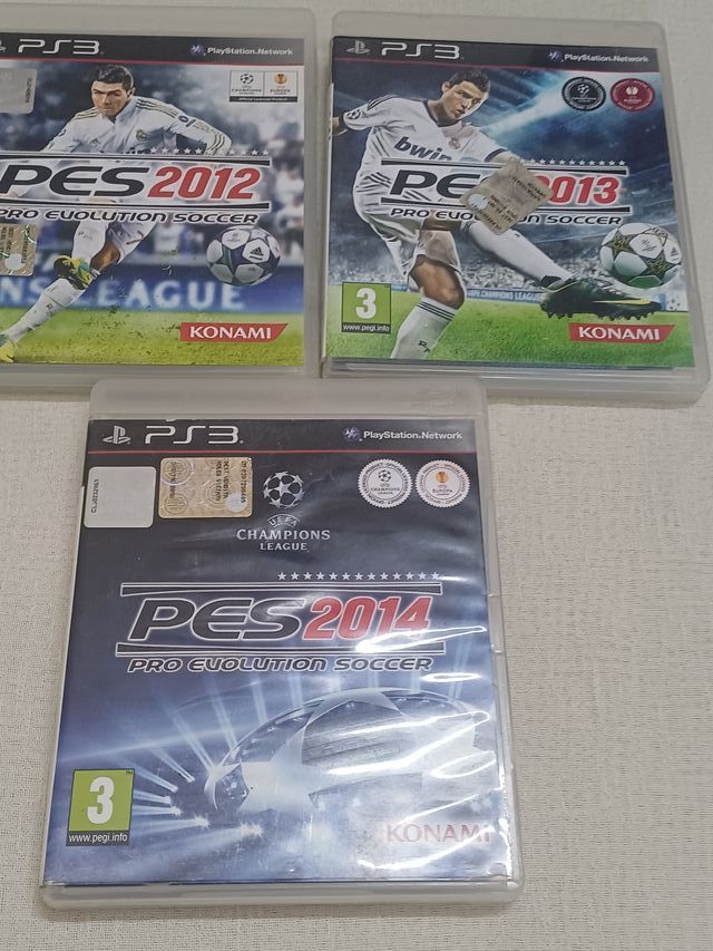 7 Giochi PS3 PES 2008-2014 Konami