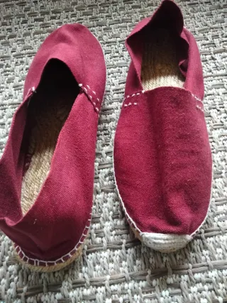 Alpargatas Ibicencas Esparto Rojo