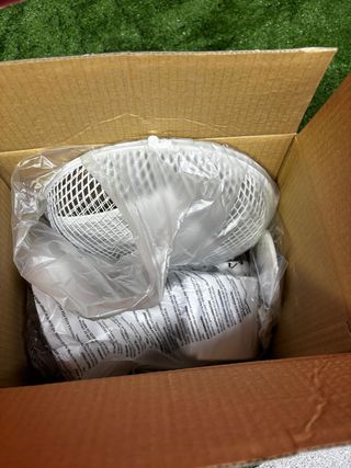 Ventilador de mesa blanco