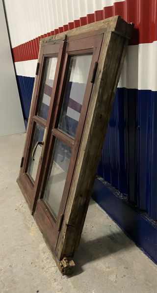 Ventanas de madera con 4 cristales