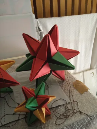 Estrellas de origami - Decoración
