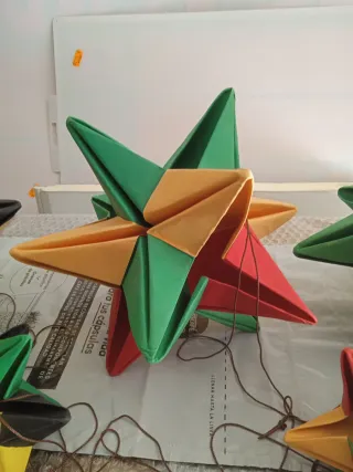 Estrellas de origami - Decoración