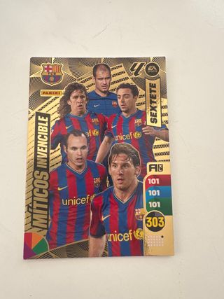 Carta Adrenalyn XL Barça Míticos Invencibles