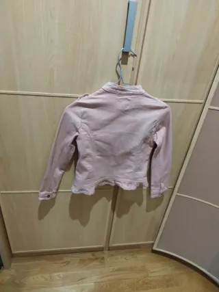 Cazadora vaquera niña Mayoral rosa talla 10