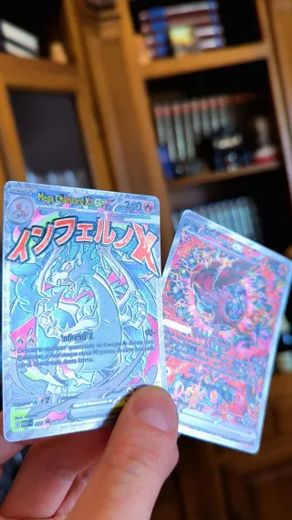 HERMOSO CHARIZARD Y ORICORIO