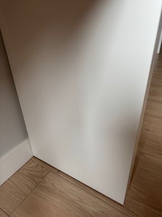 Tocador blanco Ikea con cristal nuevo