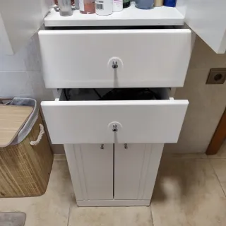 Conjunto Muebles Baño Blanco