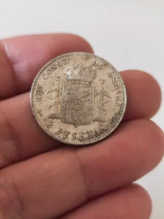 Lote Monedas Españolas 2 Pesetas Alfonso XIII 1905