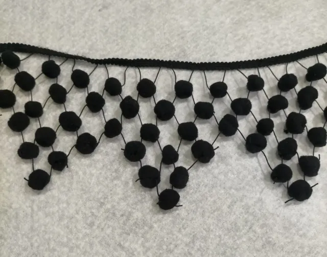 Tira de madroñeras en negro