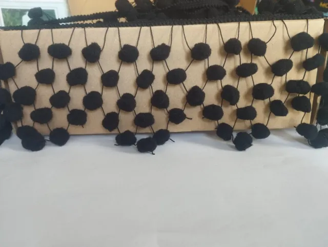 Tira de madroñeras en negro